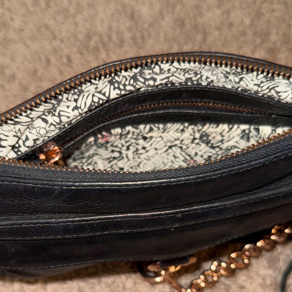 Rebecca Minkoff Black Crossbody Bag with Gold Chain - Picture 5 of 6